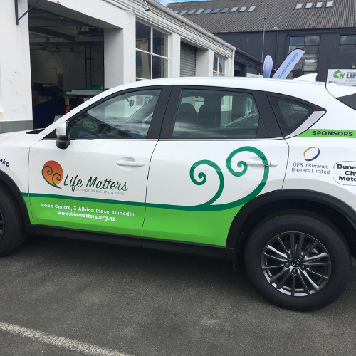 Life Matters car wrap by ProSigns