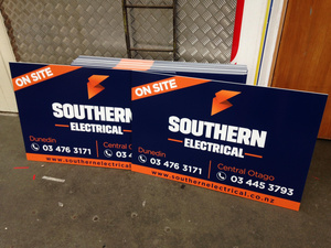 Southern Electrical coreflute sign